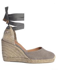 castañer carina 60 canvas wedge espadrilles