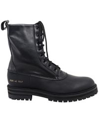 common projects black leather boots