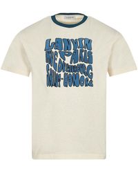Lanvin T-shirt Carpeted - Cream - White