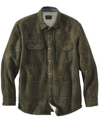 pendleton fleece lined shirt jacket