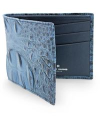 Elliot Rhodes Victoria Dauphin Leather Money Tray In Charcoal Ac-vic203 in Grey Mens Accessories Wallets and cardholders for Men Grey 