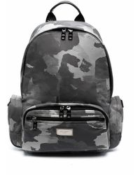 Dolce & Gabbana - Logo-plaque Camouflage-print Backpack - Lyst