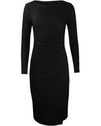 Max Mara Studio Synthetic Macario Knitted Dress In Black Lyst