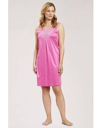 Féraud Bright Sleeveless Nightdress - Pink