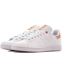 adidas Leather Stan Smith Bold Platform Sneaker in White | Lyst