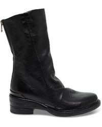 A.s.98 A.s. 98 Leather Boots - Black