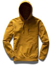 Reigning Champ Lightweight Terry Pullover Hoodie - Medallion - Yellow