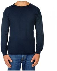Roberto Collina Maglia Uomo Rp24001 10 Blu - Blue