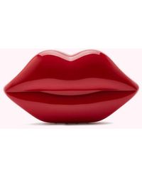 Lulu Guinness Lips Small Clutch Bag - Red