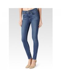 PAIGE Hoxton Transcend Skinny Jeans - Blue