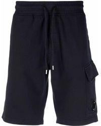 Company pour homme en coloris Noir Short en relief diagonal C.P Homme Vêtements Shorts Shorts casual 