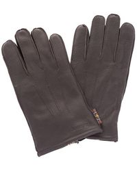 barbour insulated leather gloves