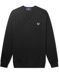 Fred Perry V-neck sweaters for Men | Black Friday Sale up to 82% | Lyst