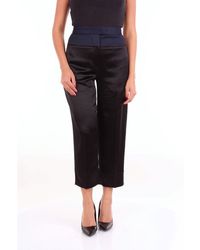 Cedric Charlier Cédric Charlier Trouser And Blue - Black