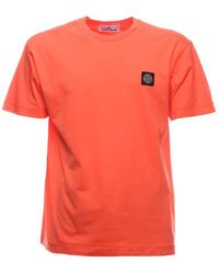 Stone Island Cotton T-shirt For 7615211x6 V0044 in Grey (Blue) for 