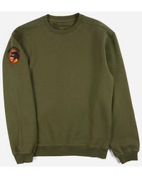 Maharishi Vintage Panther Patch Sweatshirt - Green