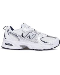 new balance leather white