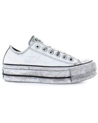 Converse All Star High-Top Smoke Canvas Ltd Sneaker in Gray - Lyst