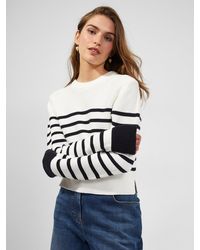 french connection sophia colorblock blouson sleeve sweater