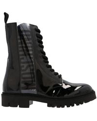 moschino boots womens