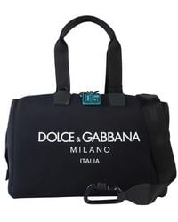 Dolce & Gabbana Dolce E Gabbana Men's Bm1739aa350hnii7 Black Polyurethane Travel Bag