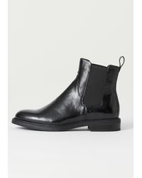 vagabond amina black leather chelsea boots