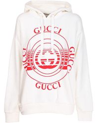 gucci white hoodie women's