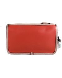 coach glovetanned britt leather wristlet