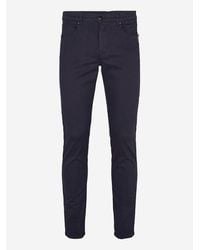 Sand Burton Suede Touch Trousers in Blue,Black (Blue) for Men | Lyst