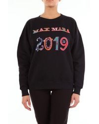Max Mara Black Crewneck Sweatshirt