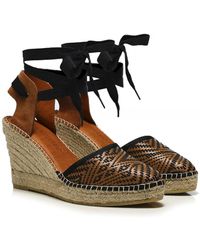 macarena leather espadrilles
