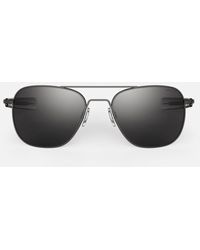 Randolph Engineering Aviator Polarised Sunglasses - Black