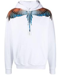 marcelo burlon moletom com capuz mens