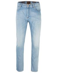 Moorer Credi Japanese Selvedge Denim Jeans (light Wash) - Blue