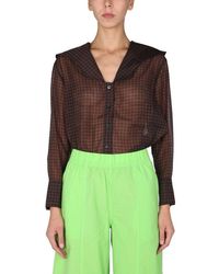 Ganni Shirts for Women - Up to 80% off | Lyst
