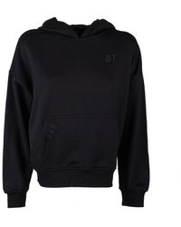 Guess Sweatshirt With Hood - Black