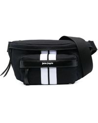 Mens Bags Belt Bags Palm Angels Synthetic Flames Waistbag in Black for Men waist bags and bumbags 