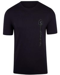 Corneliani Stitched Signature T-shirt (navy) - Blue