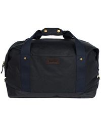 Barbour Essential Wax Holdall Navy - Blue