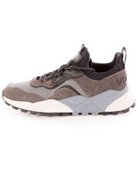 CLUB04 - Leather sneakers - Military Green-Black