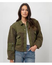 Rails Peyton Jacket In Olive - Green