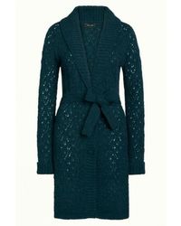 King Louie Shawl Cardi Long Rapallo - Green