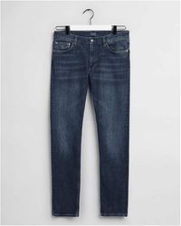 GANT Maxen Extra Slim Fit Jeans - Blue