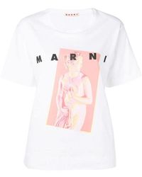 Marni T-shirt Unisex - White