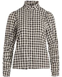 co'couture Cocouture Cadie Gingham Shirt - Black