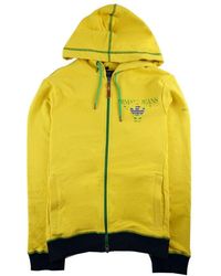 Armani Jeans Special Edition Zip Up Hoody - Yellow