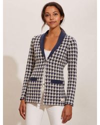 Odd Molly Penny Knitted Jacket - Blue