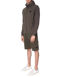 Ma.strum Hood Zip-up Sweatshirt - Green