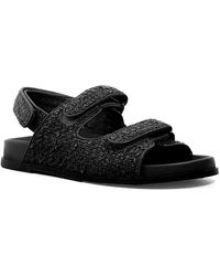 Bibi Lou Yua Grand Dad Sandals - Black