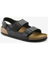 birkenstock milano unisex leather sandal